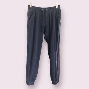 70s Style Navy Blue Sweatpants